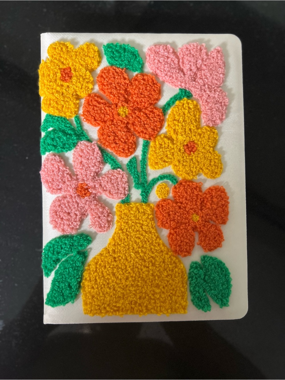 Textured Floral Vase Journaling